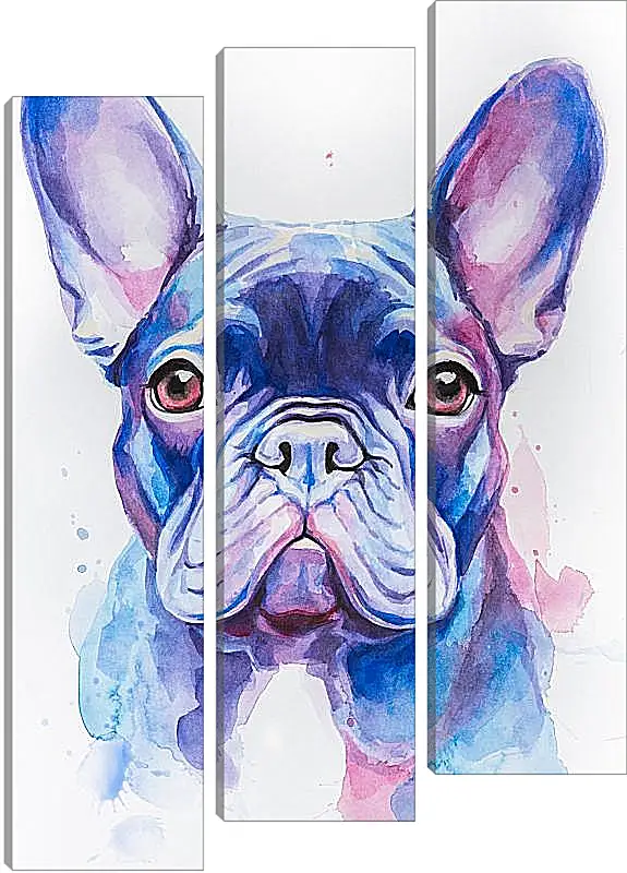 Модульная картина - French Bulldog. Mari Dein