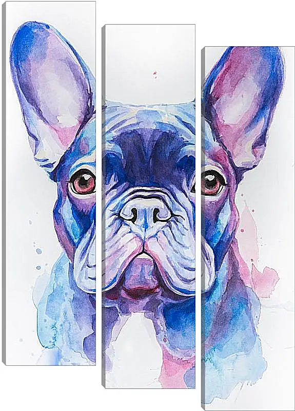 Модульная картина - French Bulldog. Mari Dein