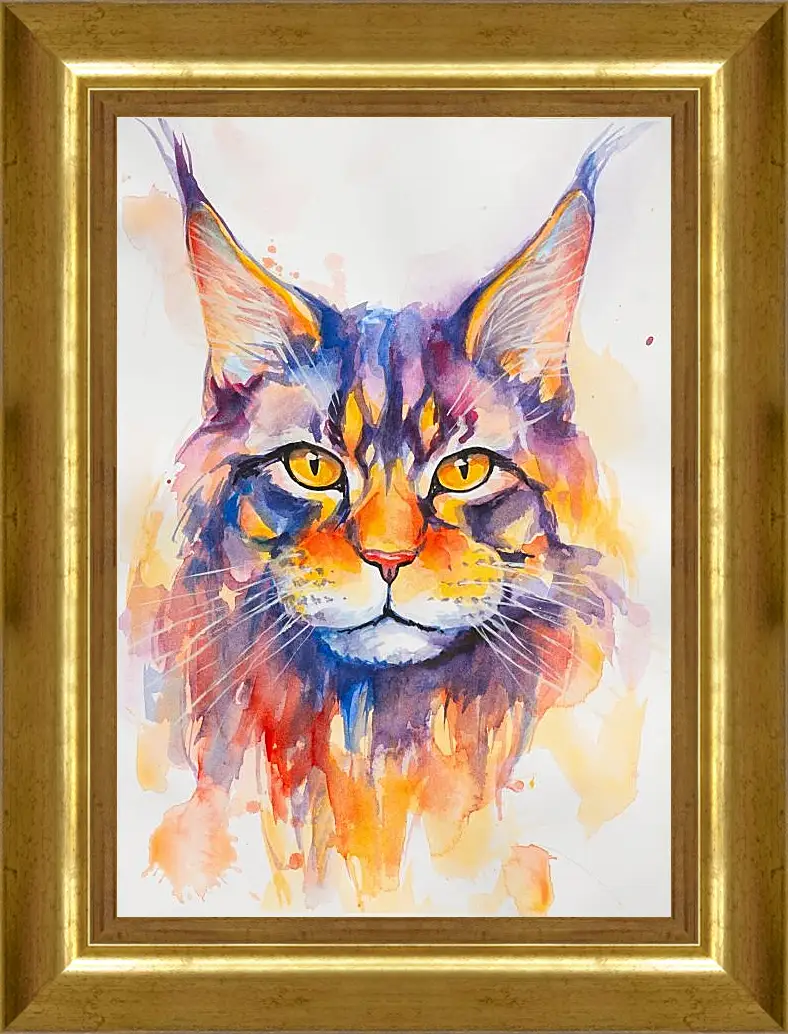 Картина в раме - Maine Coon. Mari Dein