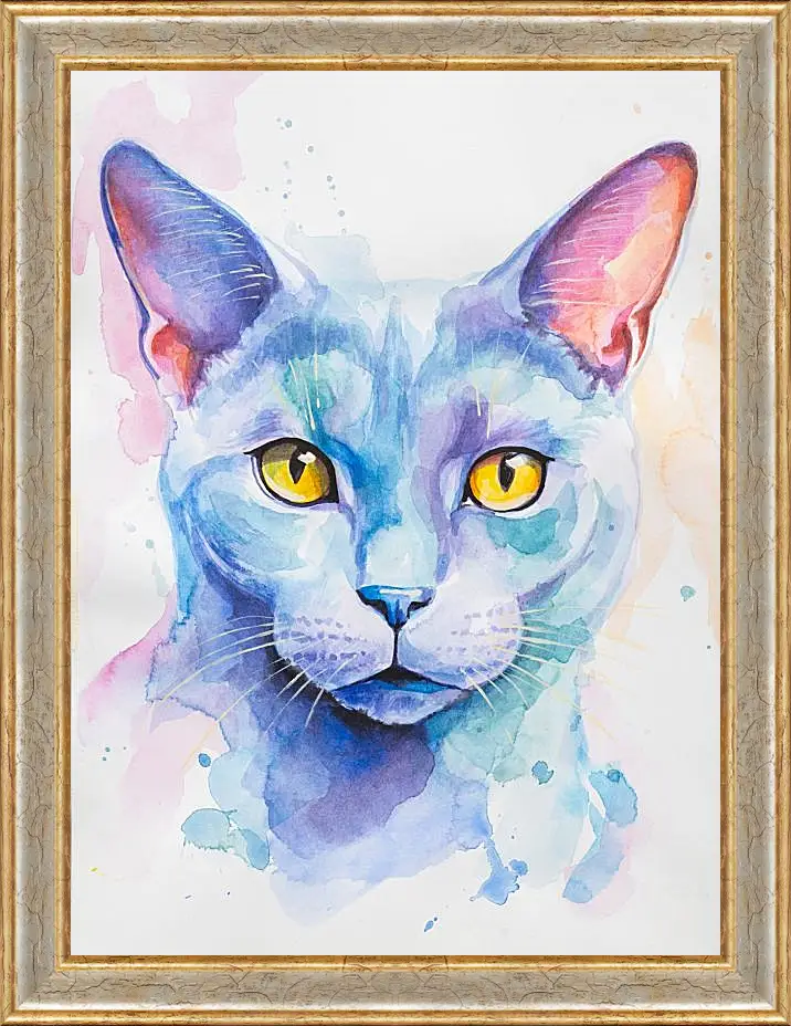 Картина в раме - Russian Blue. Mari Dein