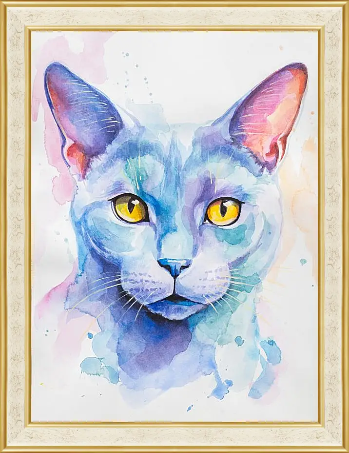 Картина в раме - Russian Blue. Mari Dein