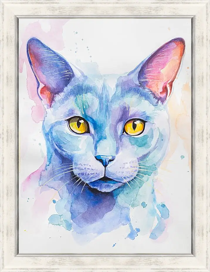 Картина в раме - Russian Blue. Mari Dein