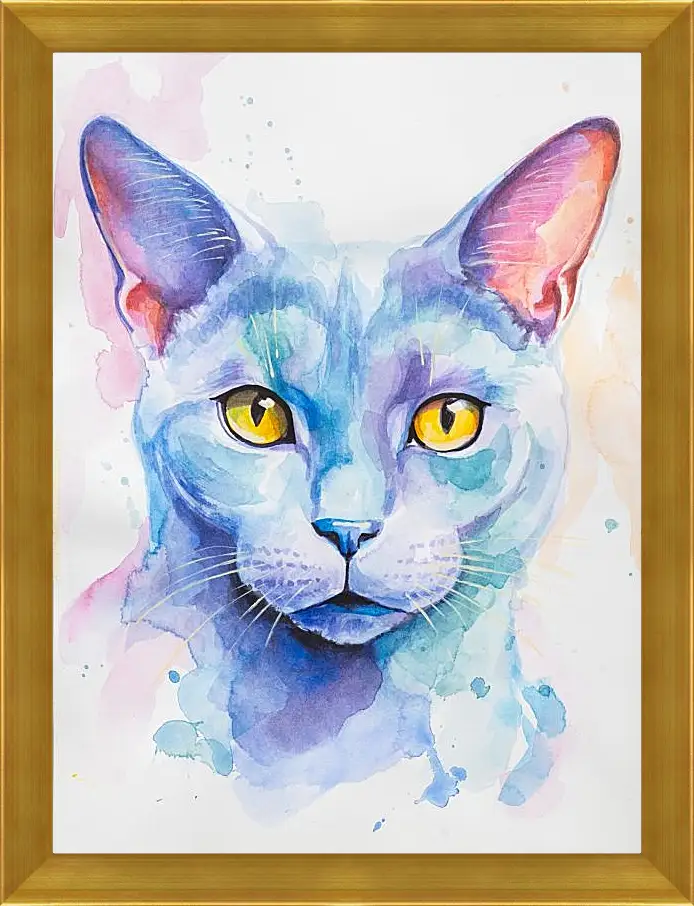 Картина в раме - Russian Blue. Mari Dein