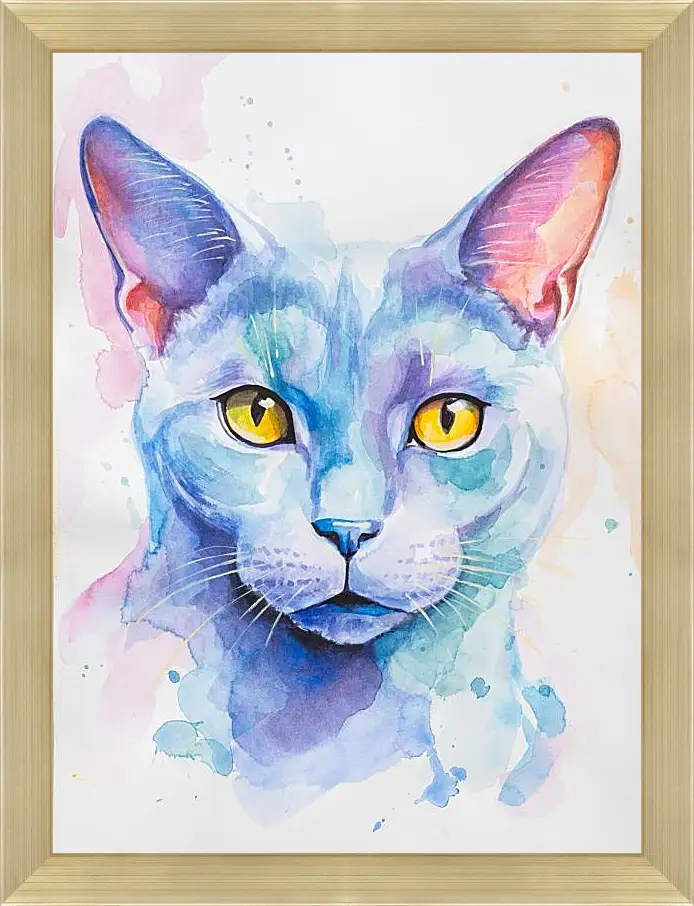 Картина в раме - Russian Blue. Mari Dein