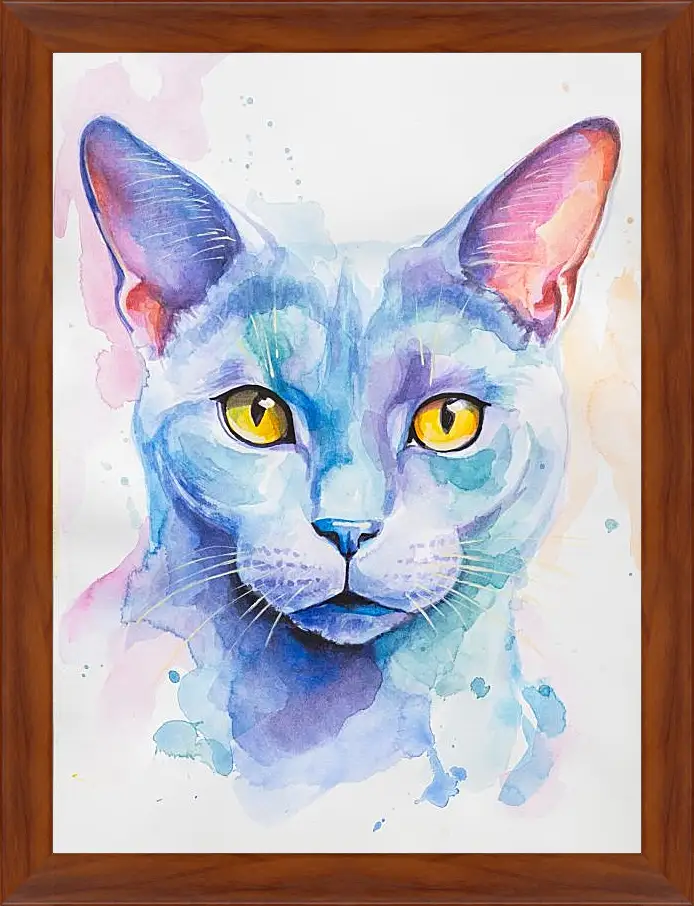 Картина в раме - Russian Blue. Mari Dein