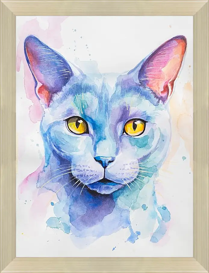 Картина в раме - Russian Blue. Mari Dein