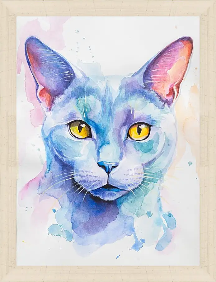 Картина в раме - Russian Blue. Mari Dein