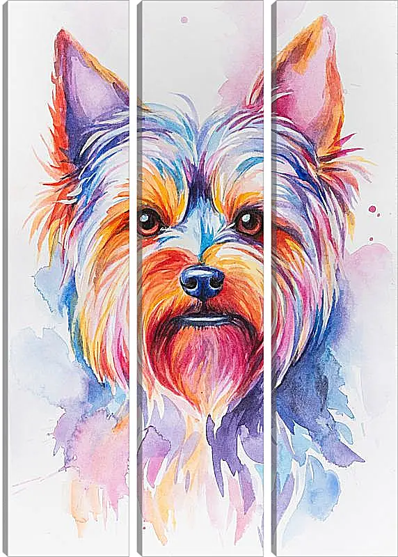 Модульная картина - Yorkshire Terrier. Mari Dein