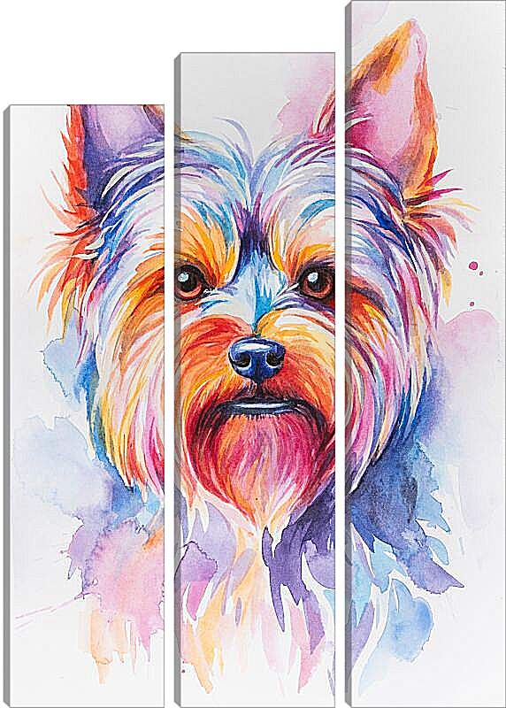 Модульная картина - Yorkshire Terrier. Mari Dein