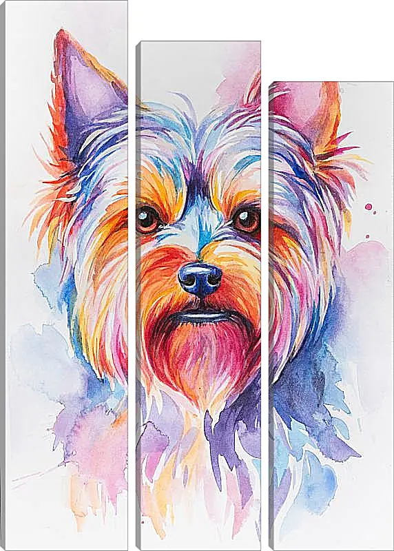 Модульная картина - Yorkshire Terrier. Mari Dein