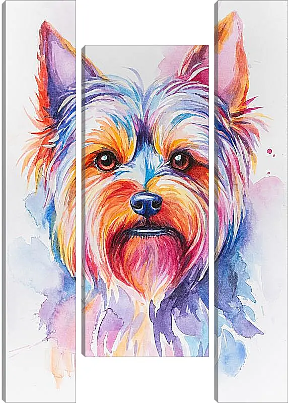 Модульная картина - Yorkshire Terrier. Mari Dein