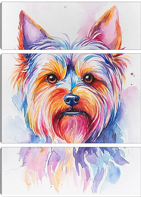 Модульная картина - Yorkshire Terrier. Mari Dein