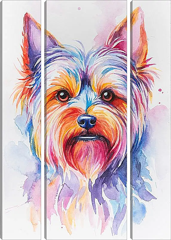 Модульная картина - Yorkshire Terrier. Mari Dein