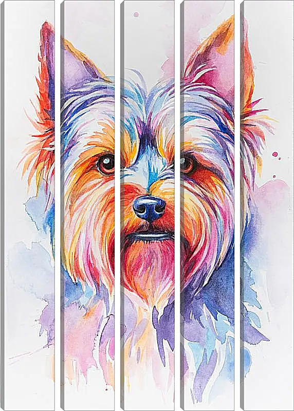 Модульная картина - Yorkshire Terrier. Mari Dein