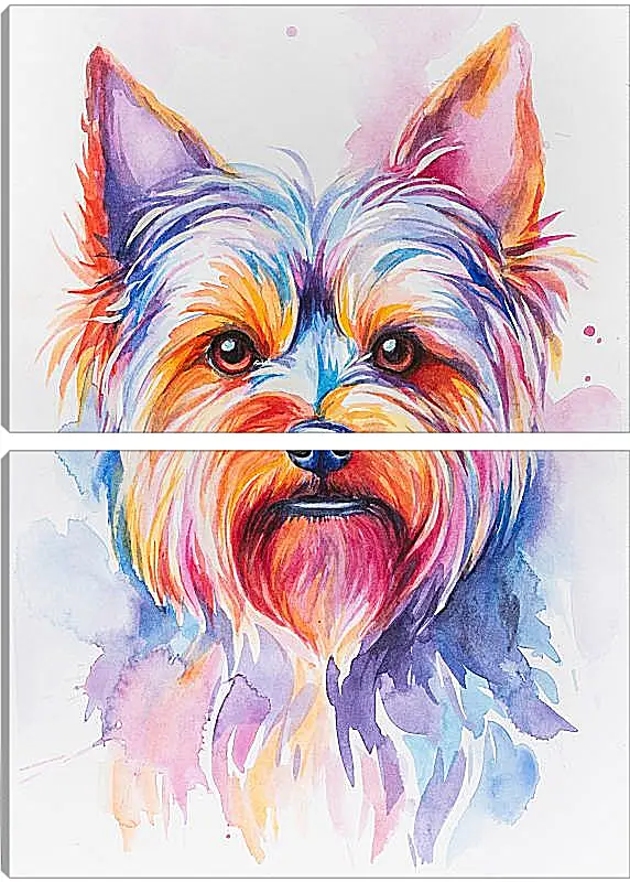 Модульная картина - Yorkshire Terrier. Mari Dein