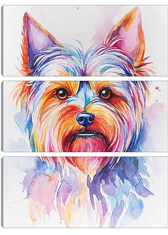 Модульная картина - Yorkshire Terrier. Mari Dein