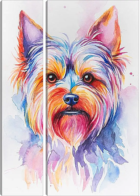 Модульная картина - Yorkshire Terrier. Mari Dein