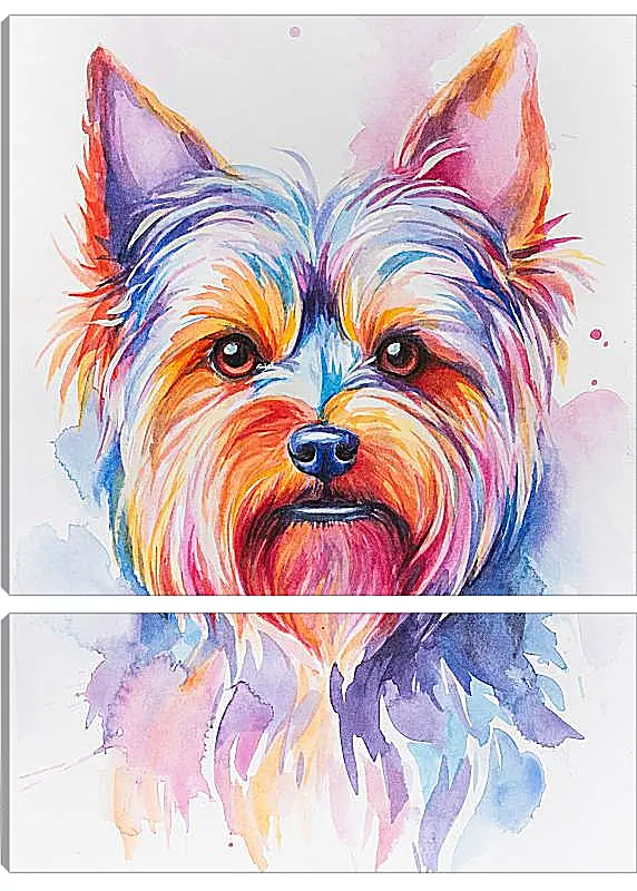 Модульная картина - Yorkshire Terrier. Mari Dein