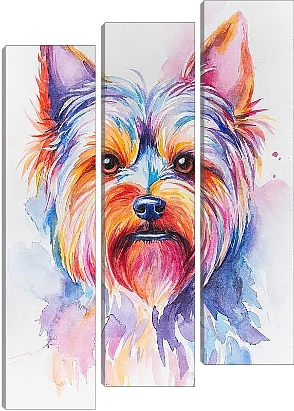 Модульная картина - Yorkshire Terrier. Mari Dein