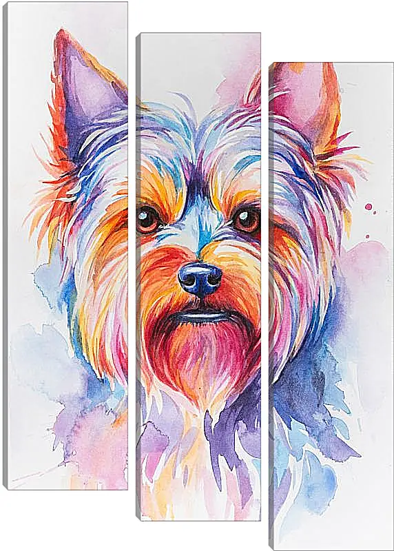 Модульная картина - Yorkshire Terrier. Mari Dein