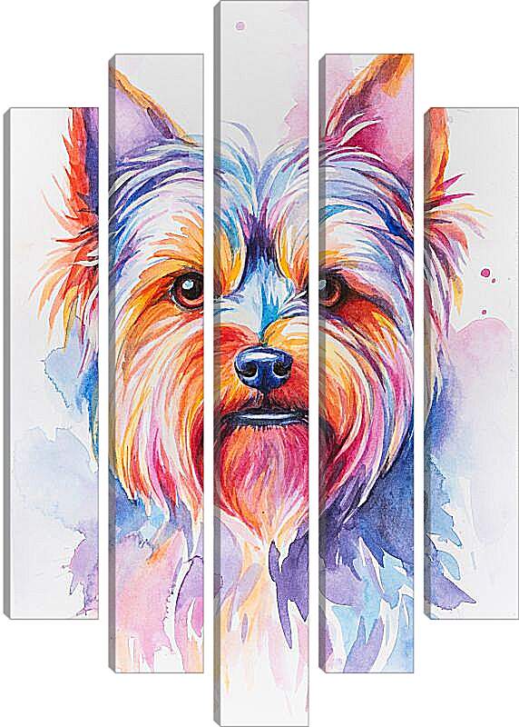 Модульная картина - Yorkshire Terrier. Mari Dein