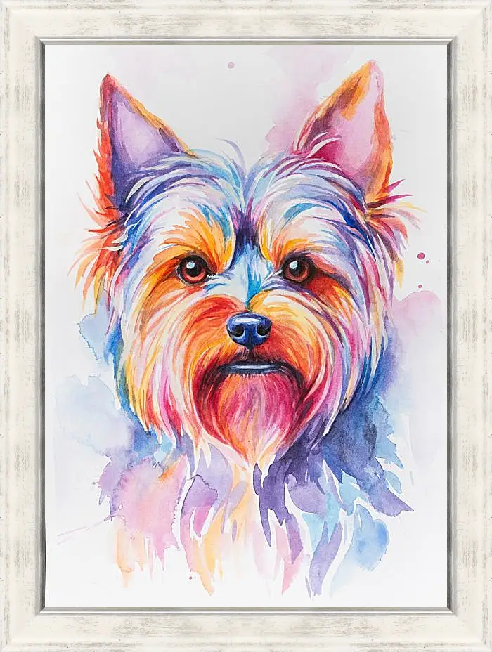 Картина в раме - Yorkshire Terrier. Mari Dein