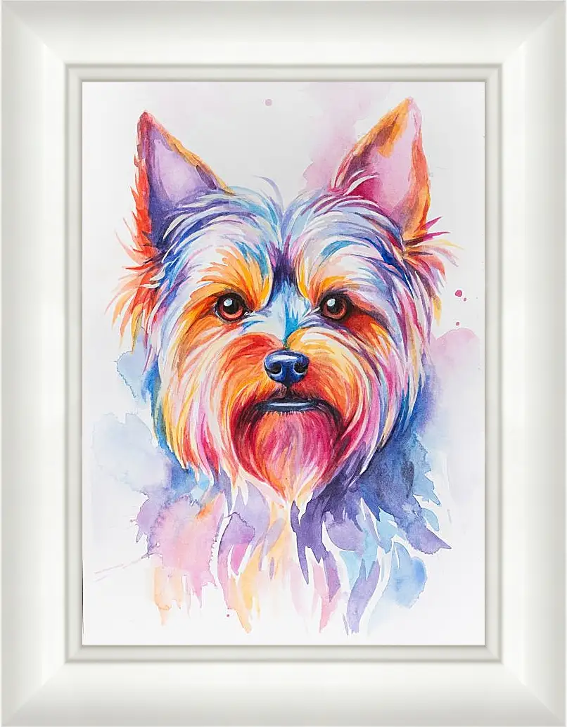 Картина в раме - Yorkshire Terrier. Mari Dein