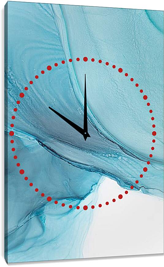Часы картина - Abstract blue2. Mari Dein