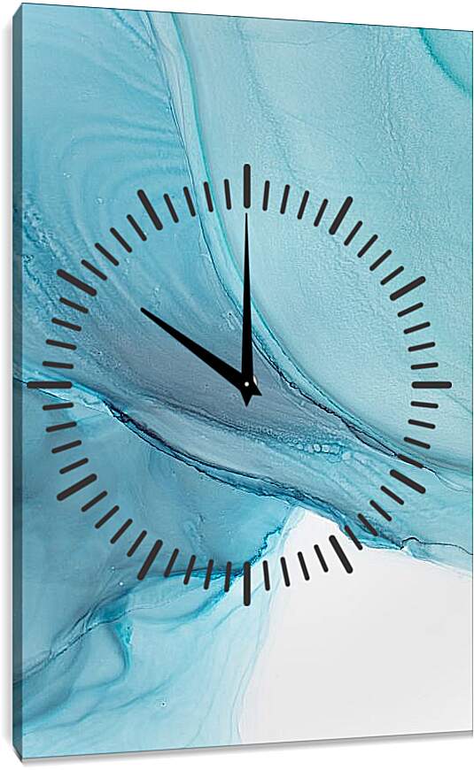 Часы картина - Abstract blue2. Mari Dein