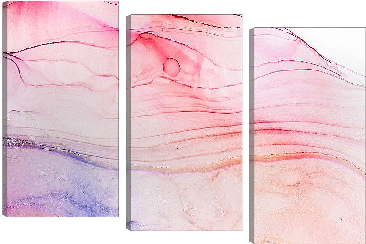 Модульная картина - Abstract pink & blue1. Mari Dein