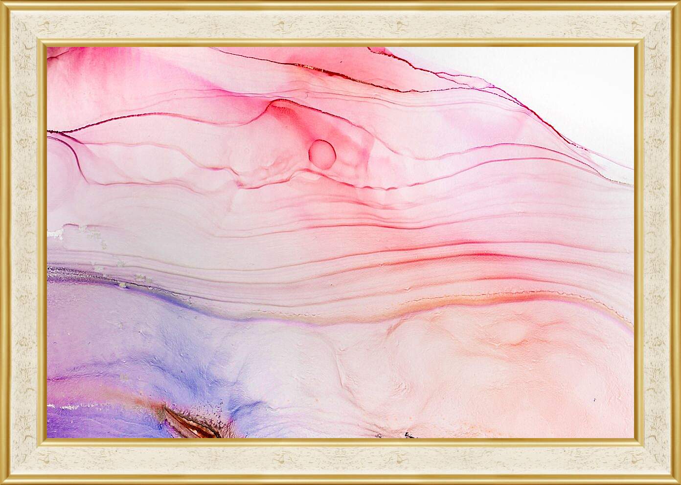 Картина в раме - Abstract pink & blue1. Mari Dein