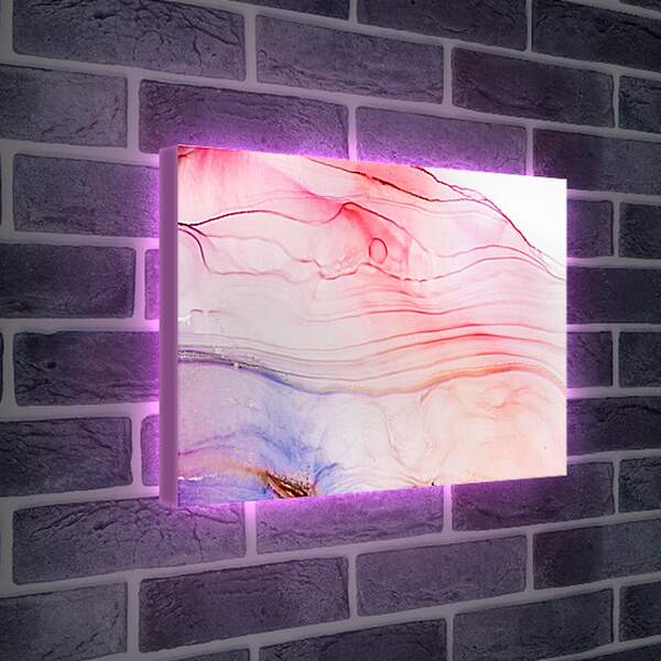 Лайтбокс световая панель - Abstract pink & blue1. Mari Dein