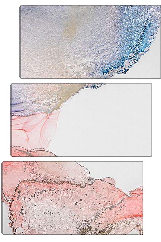 Модульная картина - Abstract pink & blue2. Mari Dein