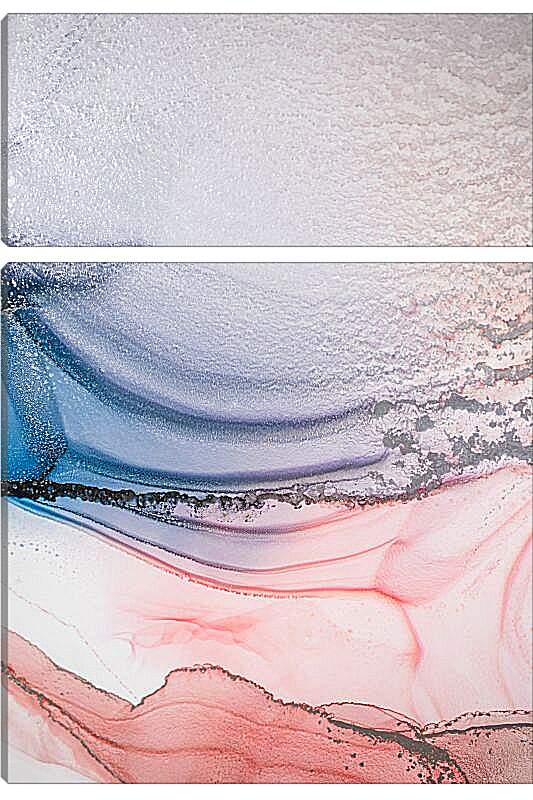 Модульная картина - Abstract pink & blue3. Mari Dein