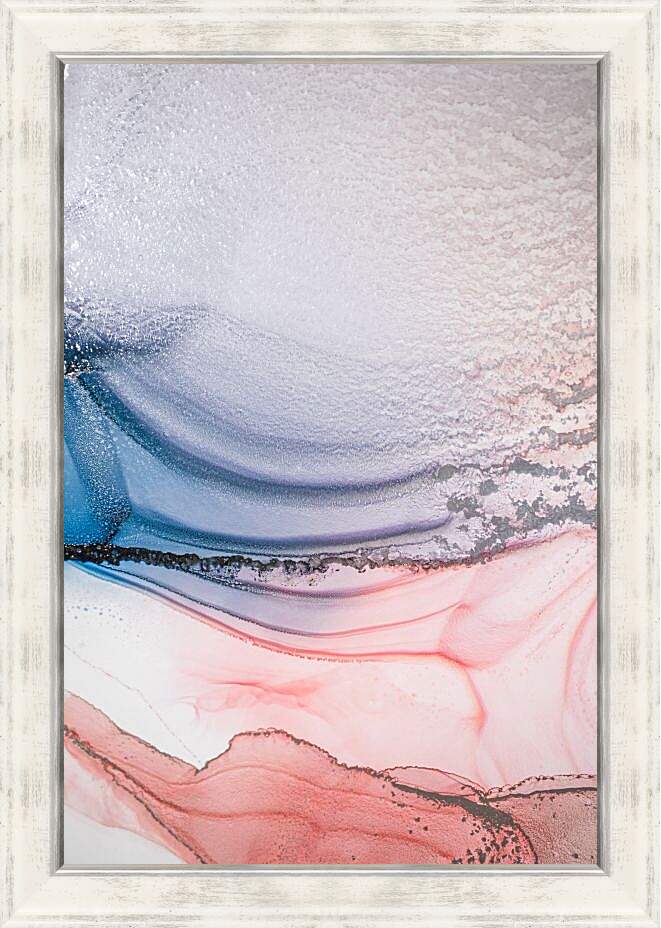 Картина в раме - Abstract pink & blue3. Mari Dein