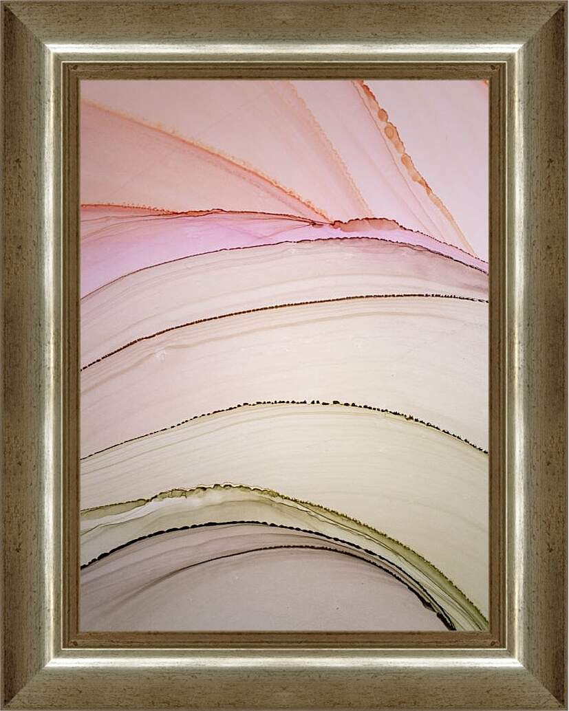 Картина в раме - Abstract pink & green. Mari Dein