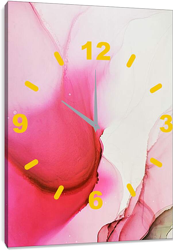 Часы картина - Abstract pink2. Mari Dein