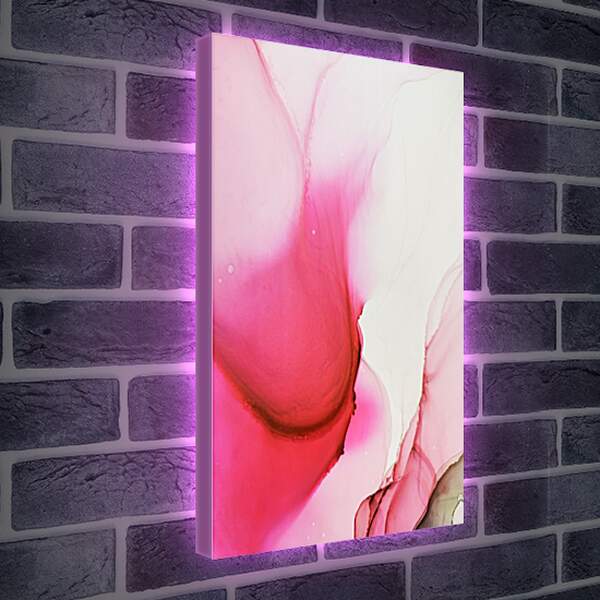 Лайтбокс световая панель - Abstract pink2. Mari Dein