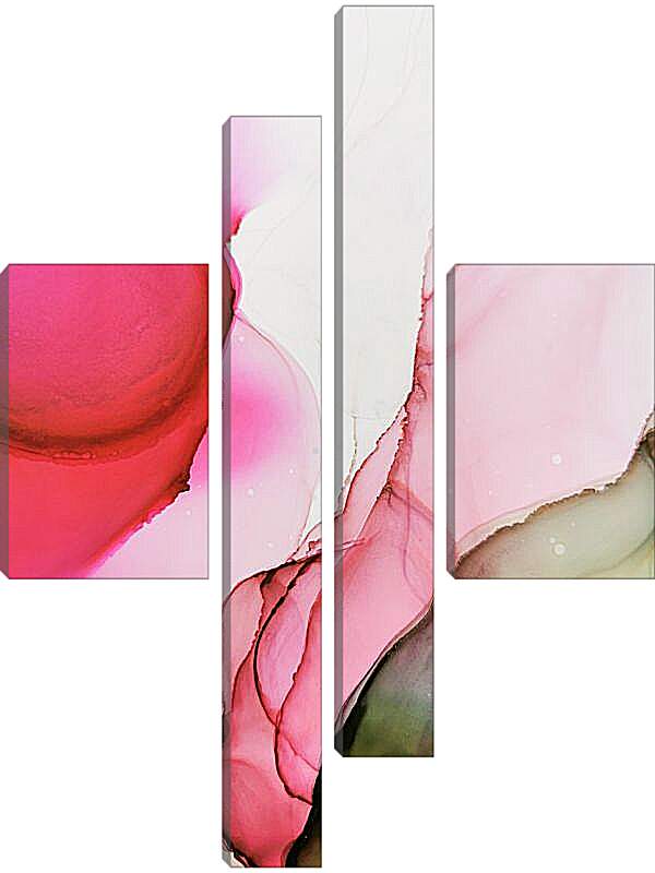 Модульная картина - Abstract pink3. Mari Dein