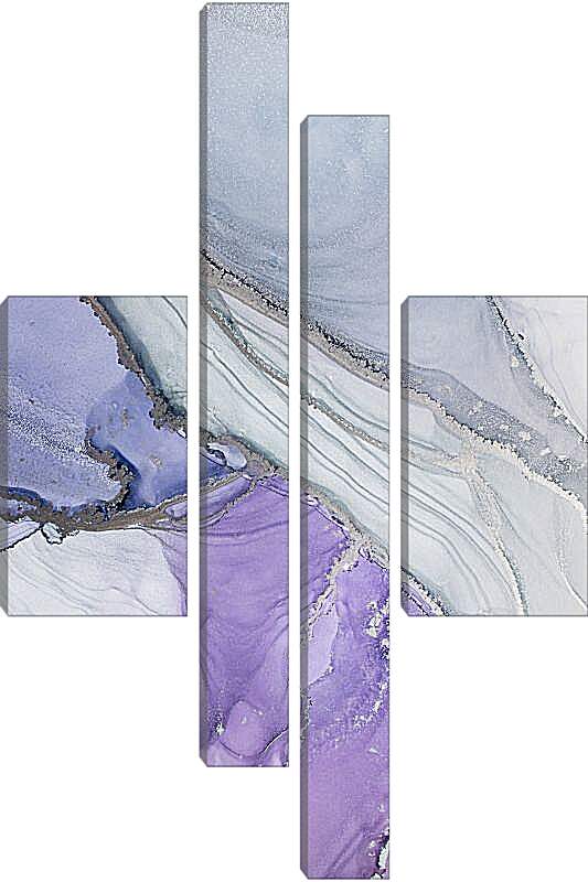 Модульная картина - Abstract purple. Mari Dein