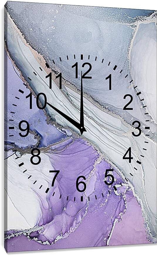 Часы картина - Abstract purple. Mari Dein