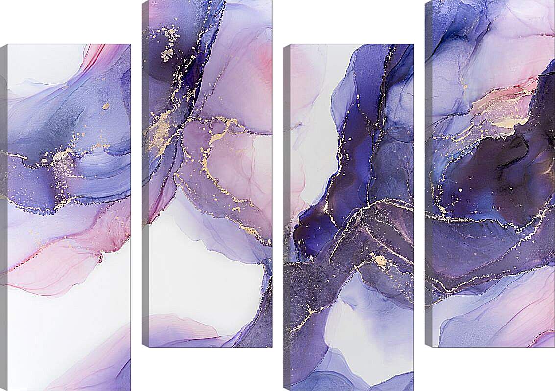 Модульная картина - Abstract purple1. Mari Dein