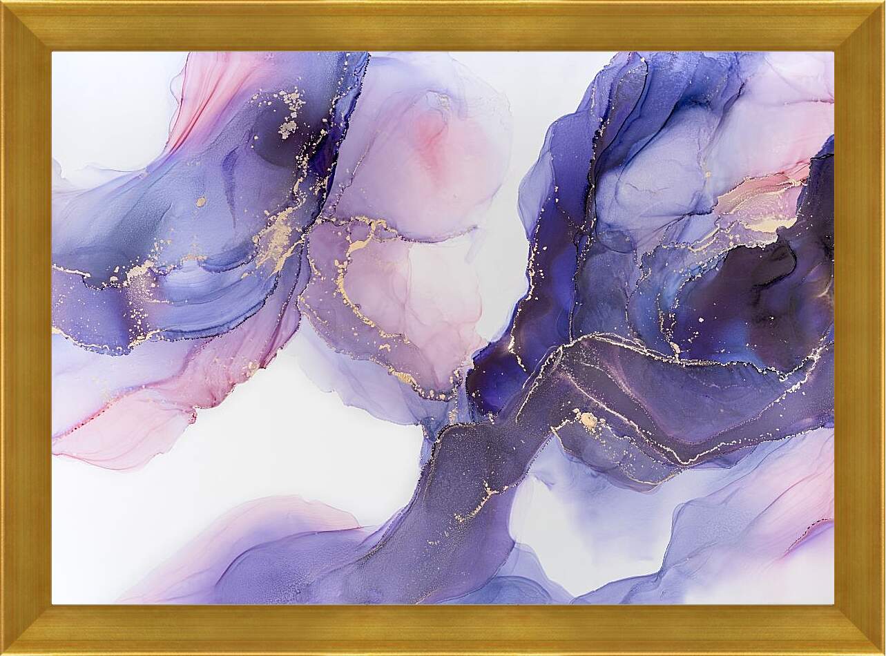 Картина в раме - Abstract purple1. Mari Dein