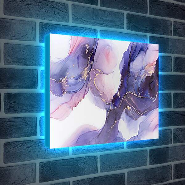 Лайтбокс световая панель - Abstract purple1. Mari Dein