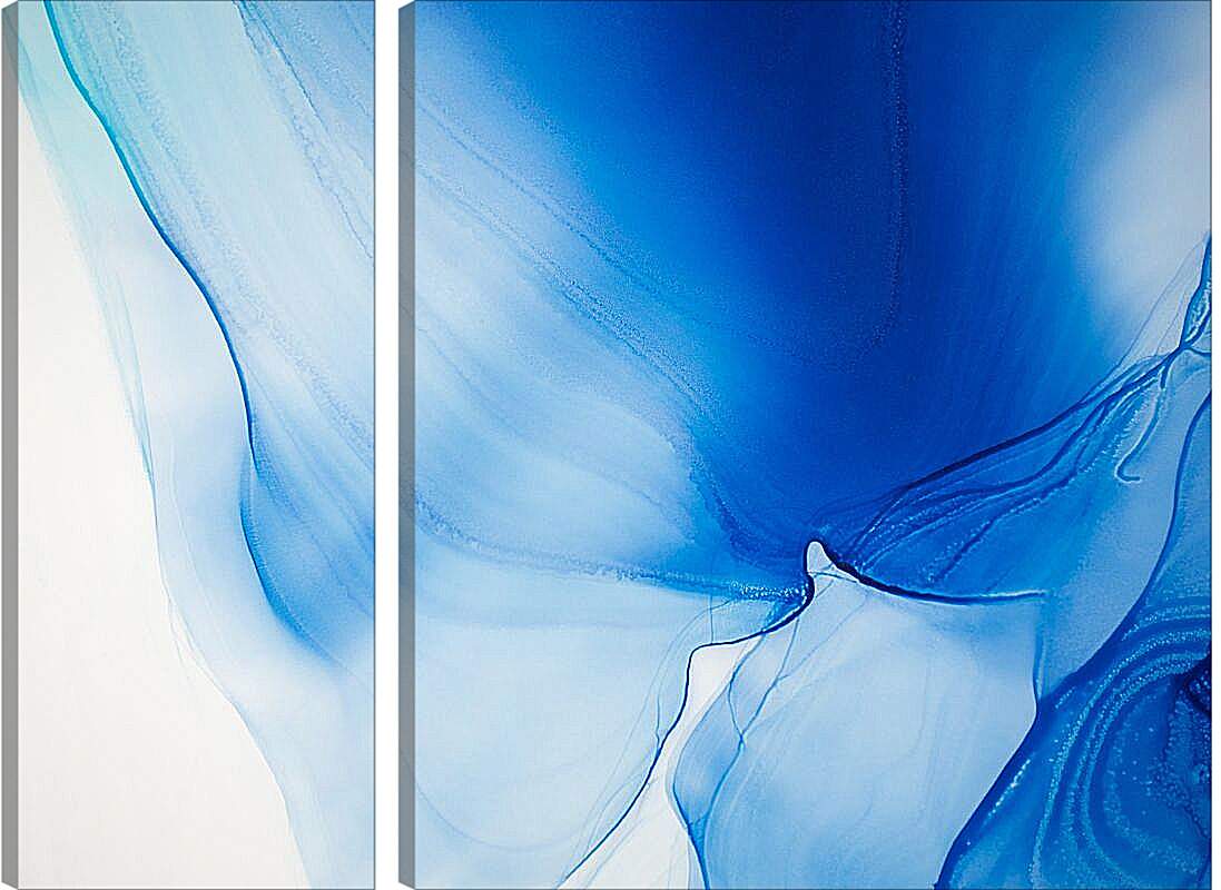 Модульная картина - Abstract vivid blue1. Mari Dein