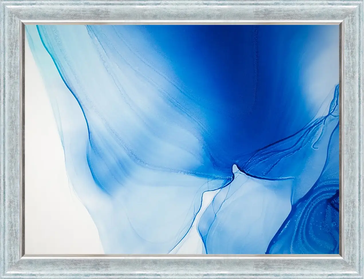 Картина в раме - Abstract vivid blue1. Mari Dein