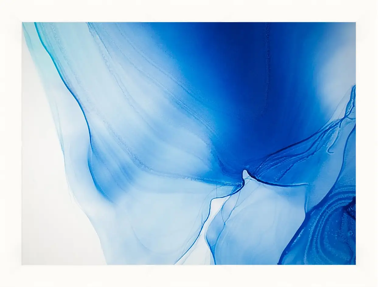 Картина в раме - Abstract vivid blue1. Mari Dein