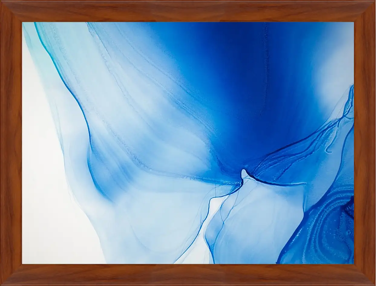 Картина в раме - Abstract vivid blue1. Mari Dein