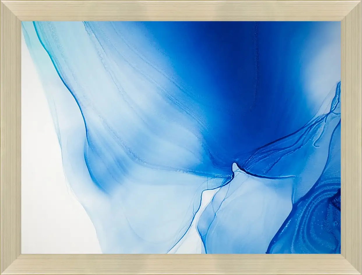 Картина в раме - Abstract vivid blue1. Mari Dein