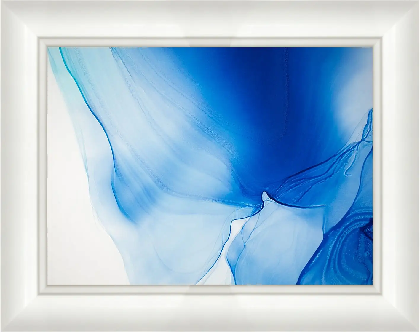 Картина в раме - Abstract vivid blue1. Mari Dein